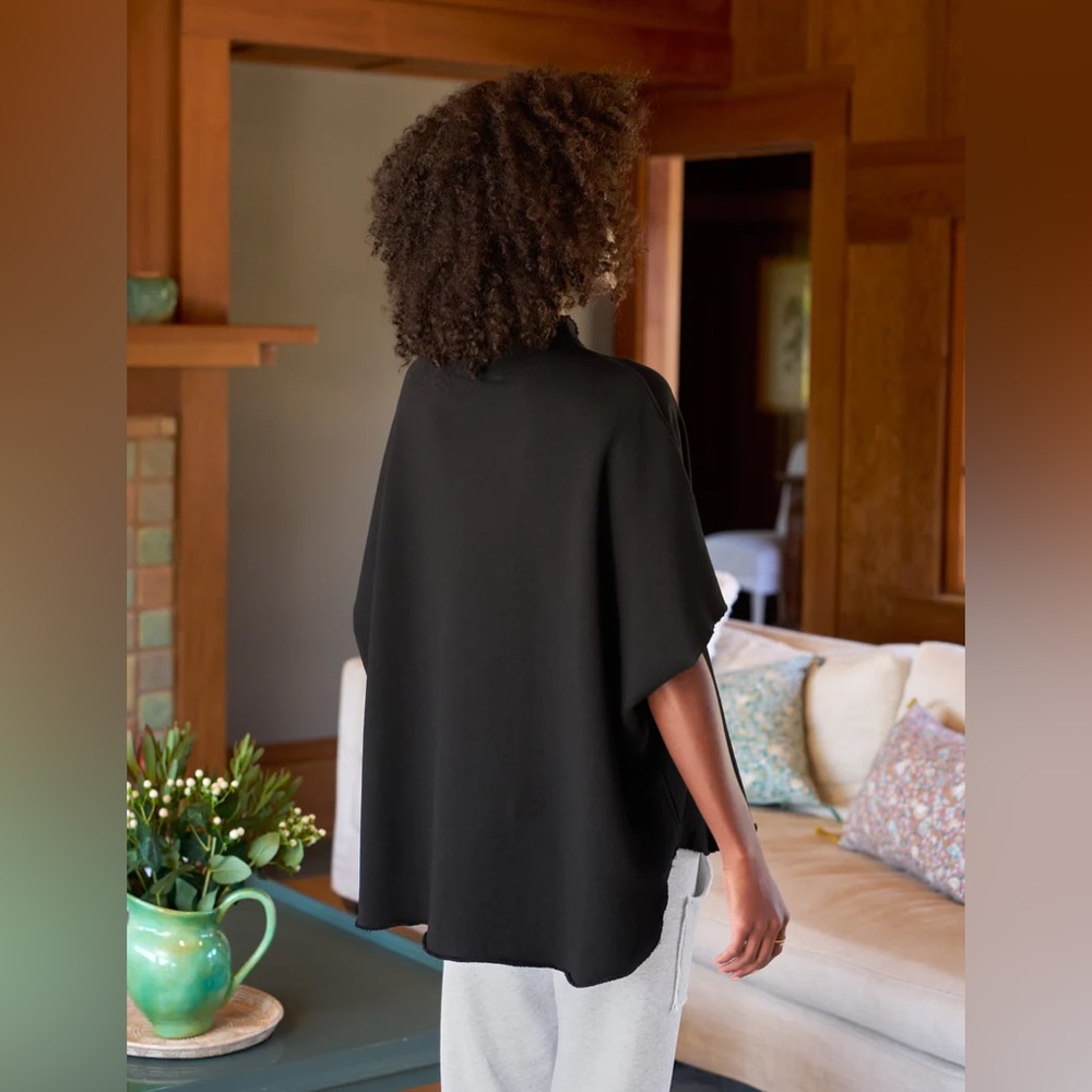 Frank & Eileen Audrey‎ Funnel Neck Capelet One Size NWOT - Picture 4 of 10